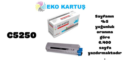 OKI C5250 BLACK Muadil Toner 42804573