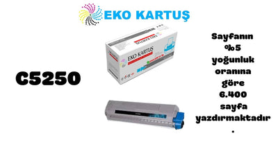 OKI C5250 BLUE Muadil Toner 42804572