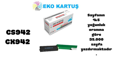 Lexmark CS943 CX942 73D0W00 Orijinal Atık Kutusu