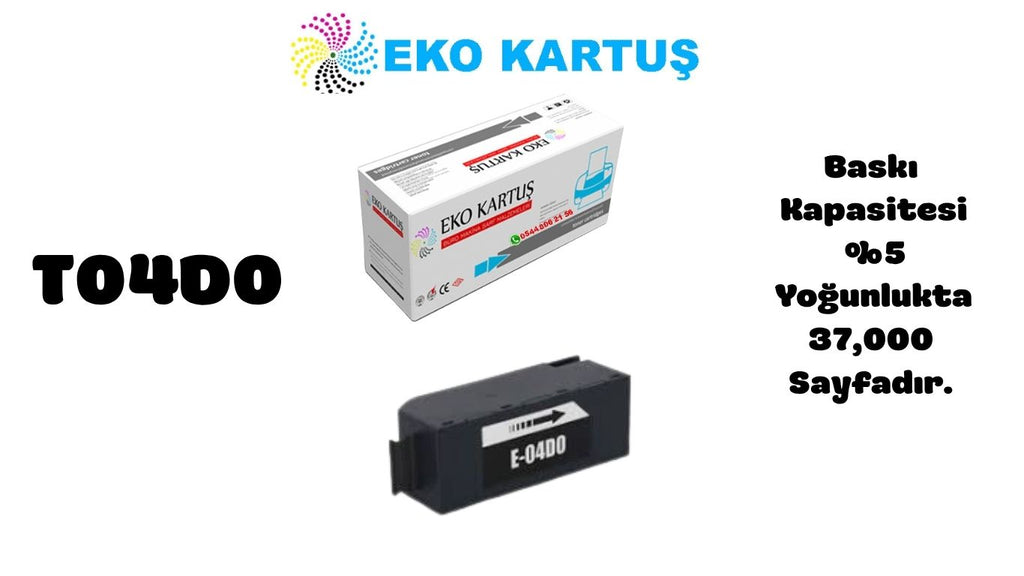 Epson T04D0 C13T04D000 Muadil Atık Kutusu