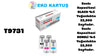 Epson T9731/2/3/4XL Yüksek Kapasiteli Muadil Kartuş SET 4'LÜ PAKET