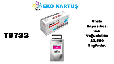 Epson T9733XL RED Yüksek Kapasiteli Muadil Kartuş C13T973300