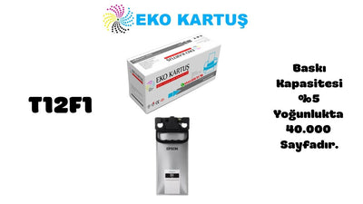 Epson T12F1 BLACK Muadil Kartuş C13T12F140