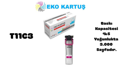 Epson T11C3 RED Muadil Kartuş C13T11C340