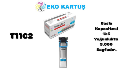 Epson T11C2 BLUE Muadil Kartuş C13T11C240