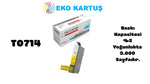 Epson T0714 YELLOW Muadil Kartuş C13T07144021