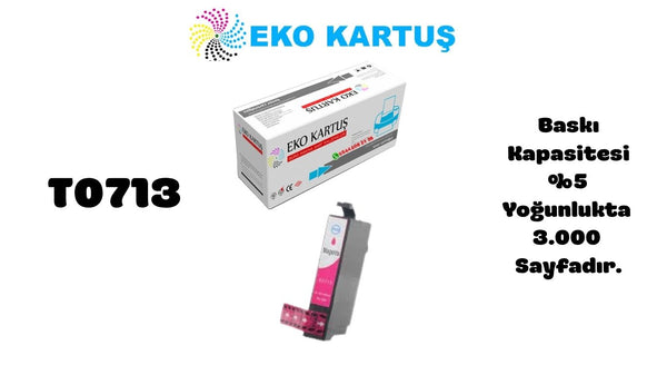 Epson T0713 RED Muadil Kartuş C13T07134021