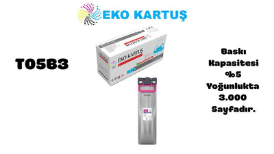 Epson T05B3 RED Muadil Kartuş