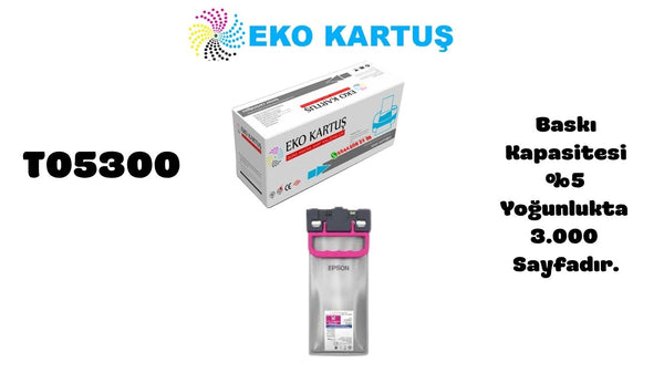 Epson T05A300 KIRMIZI Muadil Kartuş C13T05A300