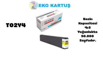 Epson T02Y4 YELLOW Muadil Kartuş C13T02Y400