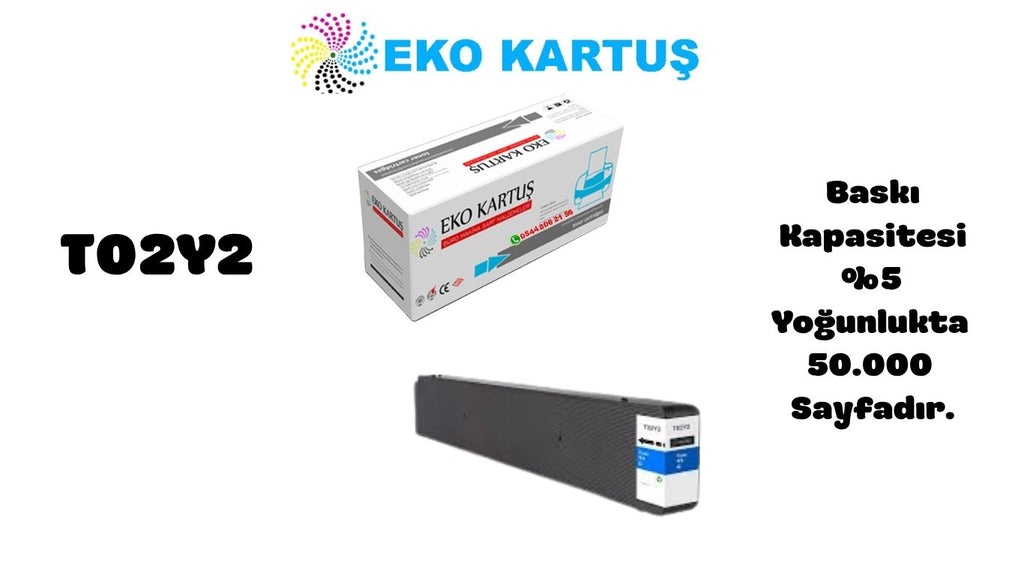 Epson T02Y2 BLUE Muadil Kartuş C13T02Y200