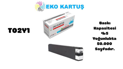 Epson T02Y1 BLACK Muadil Kartuş C13T02Y100