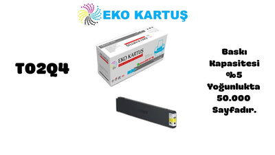 Epson T02Q4 Sarı Muadil Kartuş C13T02Q400