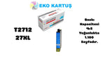 Epson 27XL T2712 BLUE Yüksek Kapasiteli Muadil Kartuş C13T27124020