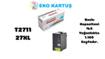 Epson 27XL T2711 SİYAH Yüksek Kapasiteli Muadil Kartuş C13T27114020