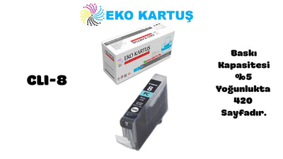 Canon CLI-8 BLUE Muadil Kartuş 0621B001