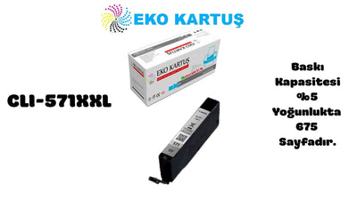 Canon CLI-571XL GRİ Yüksek Kapasiteli Muadil Kartuş 0335C001