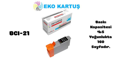 Canon BCI 21 Renkli Muadil Kartuş