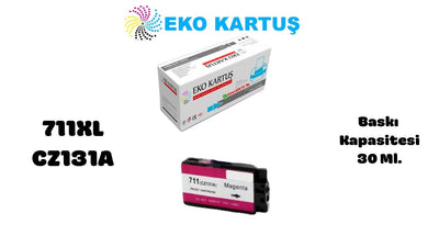 HP 711XL RED Yüksek Kapasiteli Muadil Kartuş CZ131A