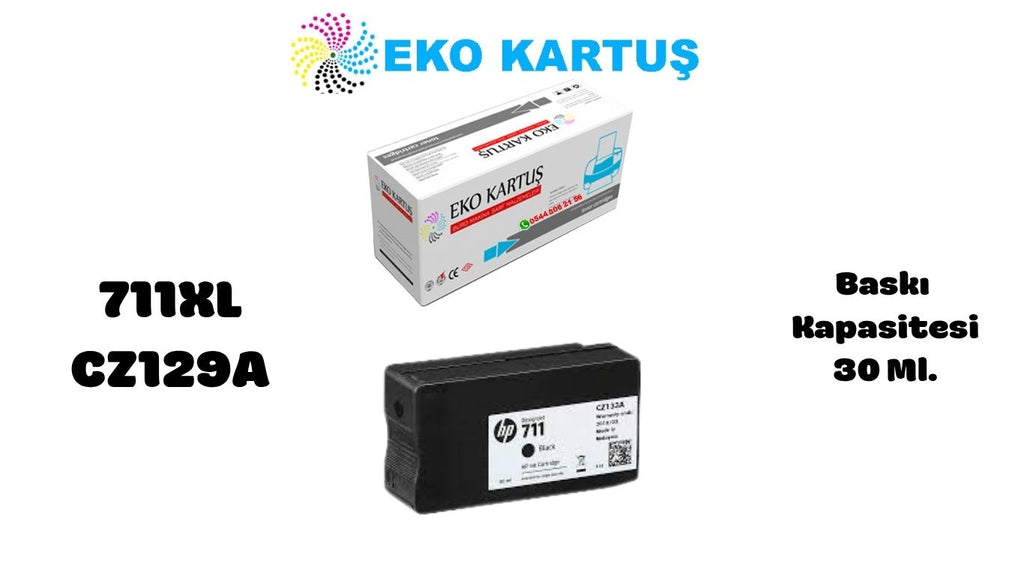 HP 711 BLACK High Capacity Compatible Cartridge CZ129A