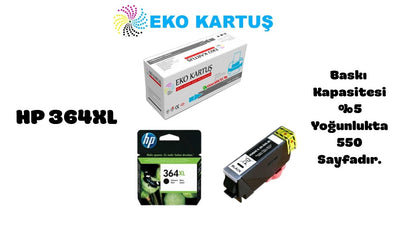 HP 364XL BLACK Yüksek Kapasiteli Muadil Kartuş CN684E