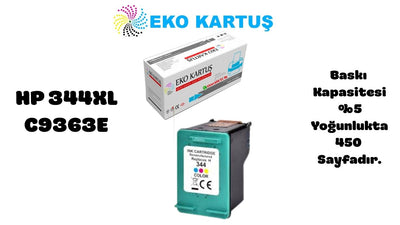 HP 344 Renkli Muadil Kartuş C9363E