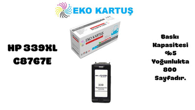 HP 339 BLACK Muadil Kartuş C8767E