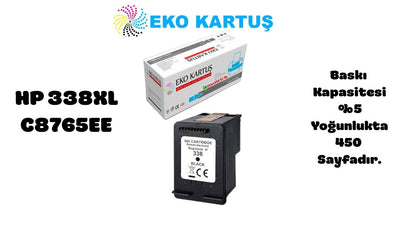 HP 338 BLACK Muadil Kartuş C8765EE