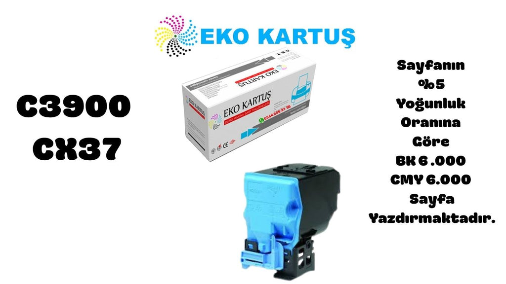 Epson CX-37 CYAN Uyumlu Sıfır İthal Toner C13S050592