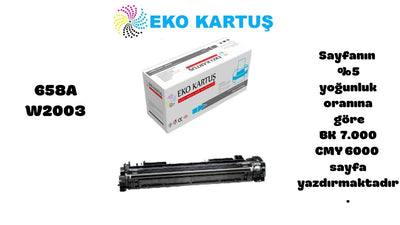 HP 658A  W2002A YELLOW Uyumlu Sıfır İthal Toner