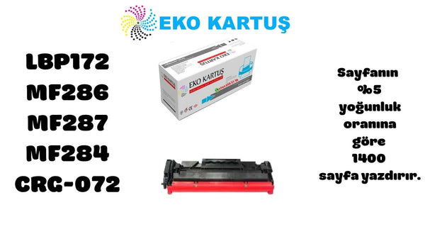 CANON CRG-072 Uyumlu Sıfır İthal TONER ÇİPLİ