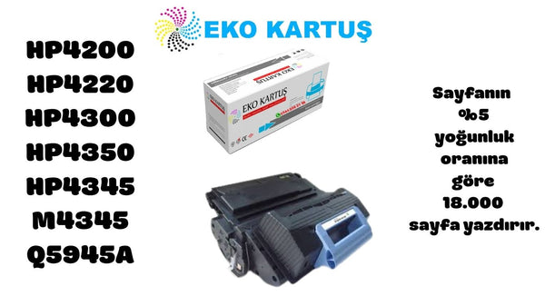 Hp Laserjet 4345x MFP Uyumlu Uyumlu Sıfır İthal Toneri  Q5945A