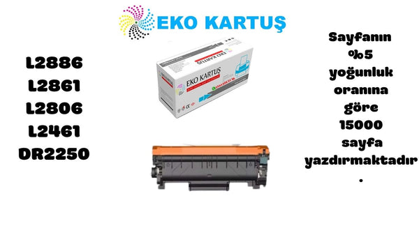 BROTHER  HL-L2461DN Uyumlu Sıfır İthal DRUM ÜNİTESİ  DR-2550 15K DR2250