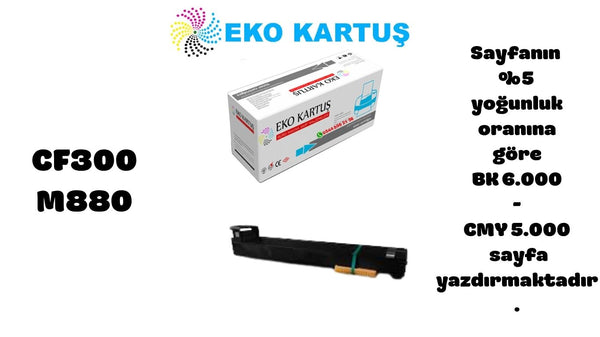 Hp Color Laserjet Enterprise Flow M880z+ Compatible New Imported Toner CF300A (827A) BK