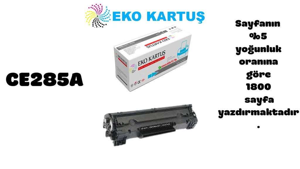 HP LaserJet Pro M1132 MFP Siyah Uyumlu Sıfır İthal Toneri  CE285A