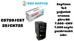 Lexmark CS720 YELLOW Yüksek Kapasiteli Uyumlu Sıfır İthal Toner 74C5SY0 (CS720/CS725/CX725)