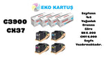 Epson AcuLaser CX37DNF Compatible New Imported Toner CX-37 SET 4 COLORS Compatible Toner