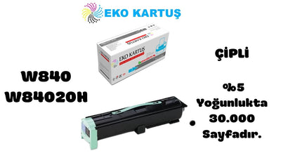 Lexmark W840 W84020H BLACK Uyumlu Sıfır İthal Toner 30k