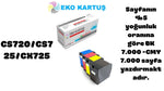 Lexmark CX725de SET 4 RENK  Yüksek Kapasiteli Uyumlu Sıfır İthal Toner (CS720/CS725/CX725)