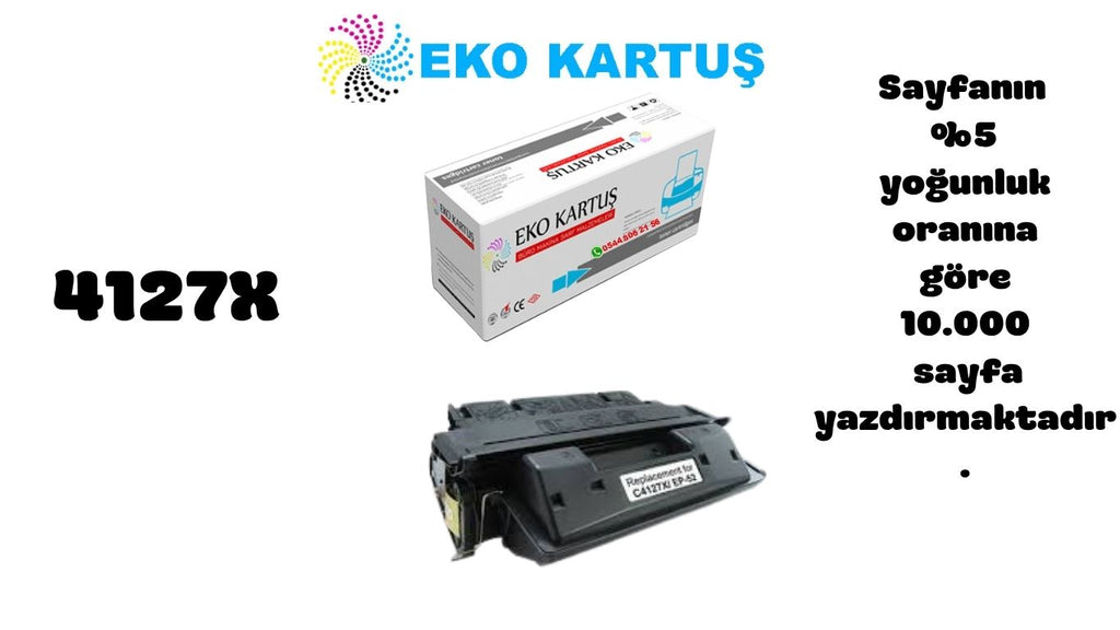 Hp Laserjet 4050se Uyumlu Sıfır İthal Toneri  4127X