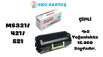 LEXMARK MX622ade Uyumlu Sıfır İthal TONER  (MS321/421/521) ÇİPLİ