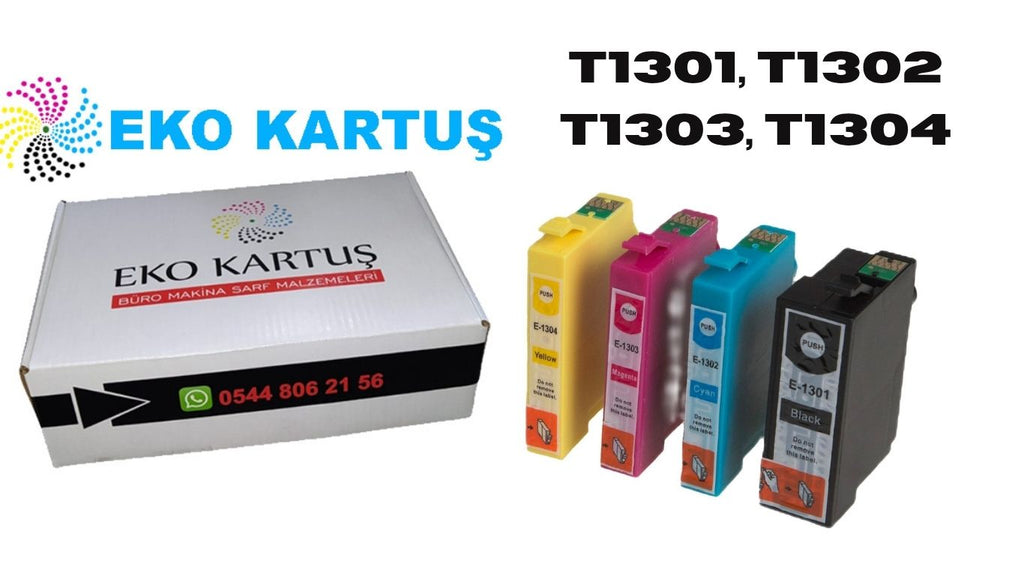Epson Stylus BX535WD 4-color Compatible New Imported CARTRIDGE (T1301 - T1302 - T1303 - T1304)