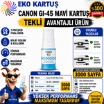 Canon GI-45 CYAN Uyumlu Sıfır İthal Mürekkep (GI45)