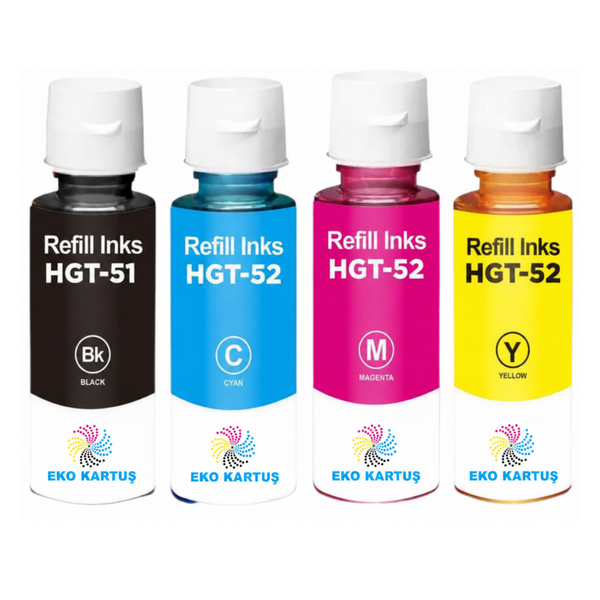 HP Ink Tank Wireless 418 Muadil Mürekkep 4 RENK SET