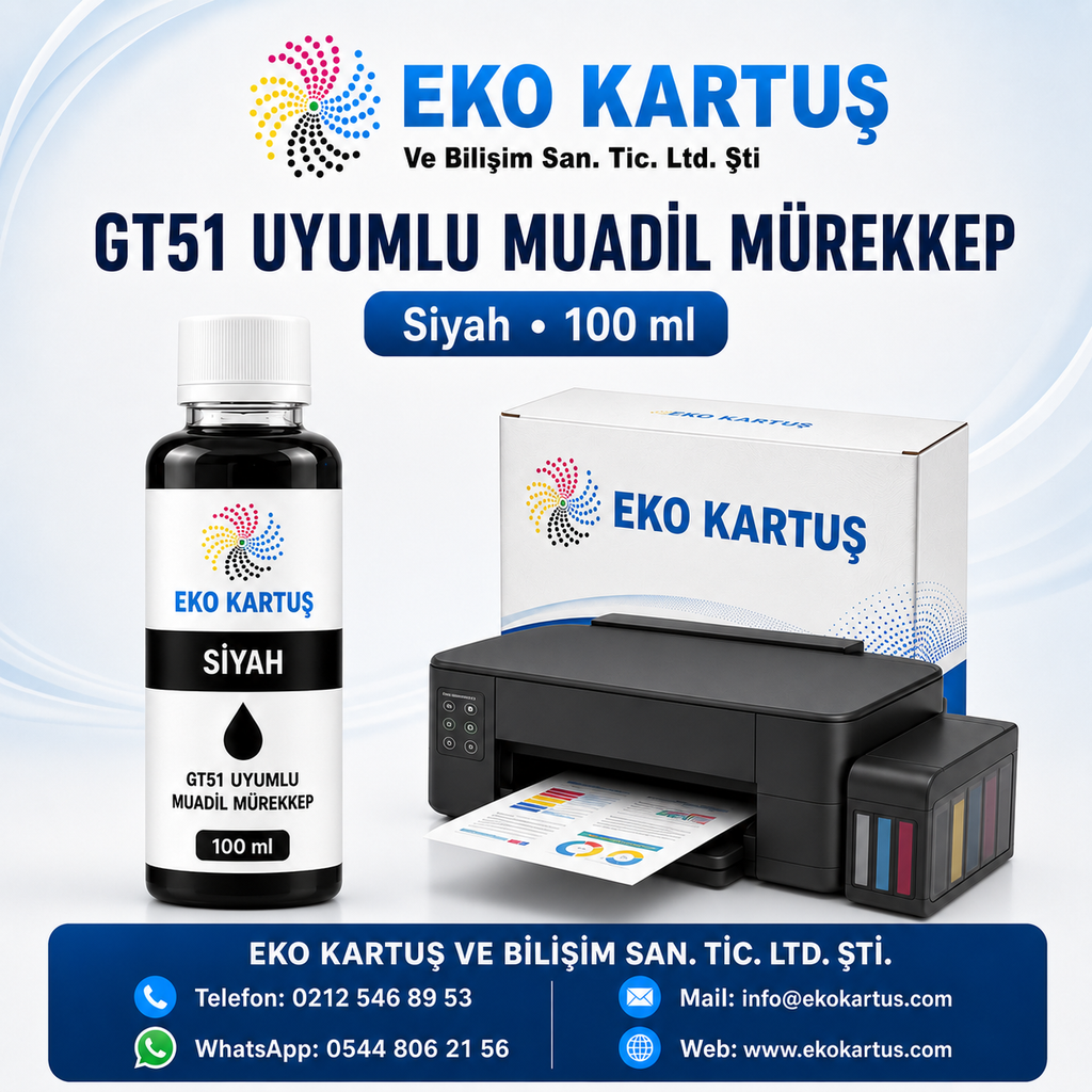 HP GT51XL MUADİL MÜREKKEP SİYAH