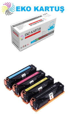 HP (201A) CF400A- CF401A- CF402A- CF403A  SET 4 RENK MUADİL TONER - Main view