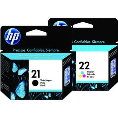 Hp Deskjet F375 All-İn-One Fonksiyonel Kartuşu HP 21 -  HP 22ESKİ TARİHLİ ORİJİNAL - Main view