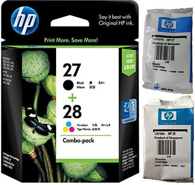 HP 27 - 28 KARTUŞ  AVANTAJLI EKONOMİK PAKET  ESKİ TARİHLİ ORİJİNAL - Main view