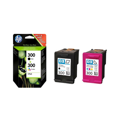 HP 300 Orijinal Kartuş 2'li Set CN637E