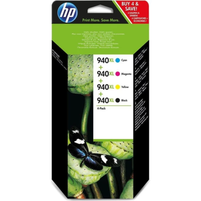 HP 940XL 2N93A 1 Set Kartuş , HP Officejet Pro 8000 / 8500 Yüksek Kapasite CMYK Kartuş - Main view